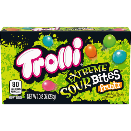 Trolli Extreme Sour Bites Fruitz 23 gram