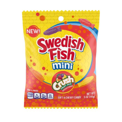 Swedish Fish mini Crush Fruit Mix 141 gram