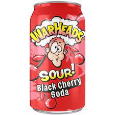 Warheads Sour Soda Black Cherry 355 ml