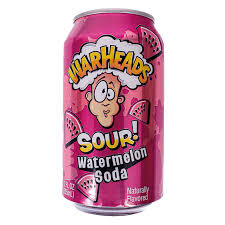 Warheads Sour Soda Watermelon 355 ml